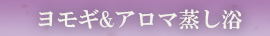 よもぎアロマ蒸し浴